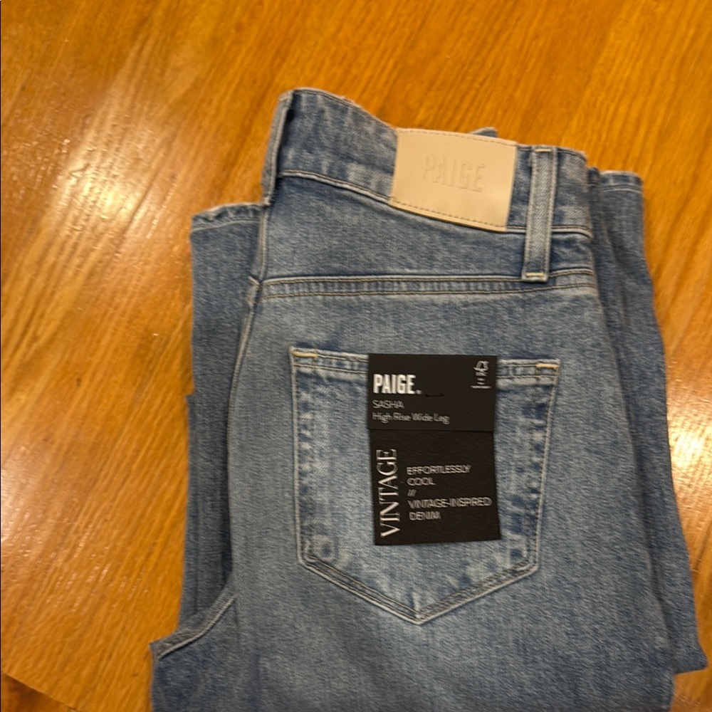 Paige Vintage Shredded Denim Jeans